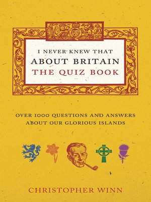 cover image of I Never Knew That About Britain
